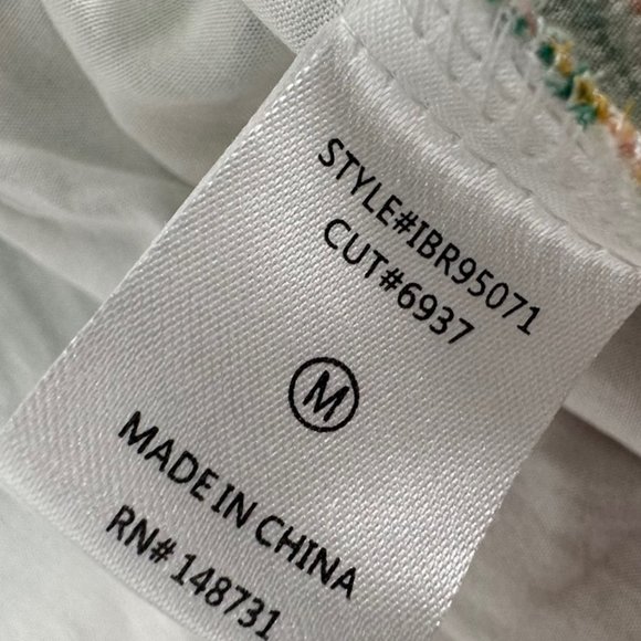 MOD On Trend Floral‎ Wrap Romper  V-Neck Ruffled Trim Spaghetti Straps Medium - Picture 13 of 16